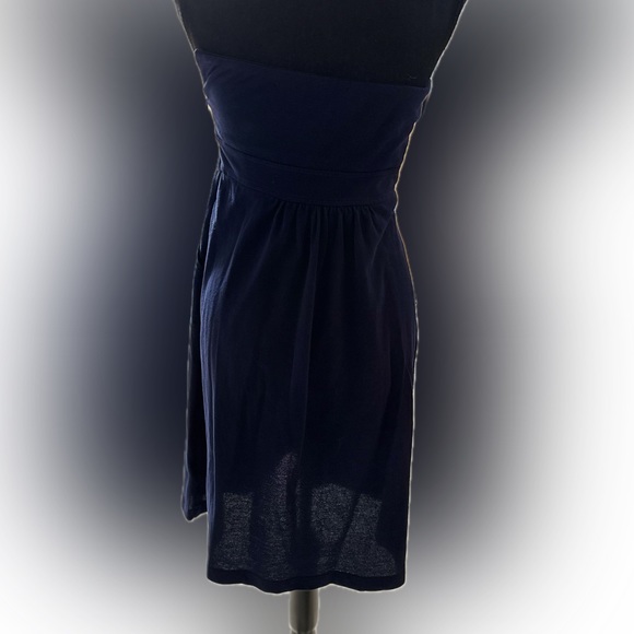 J Crew - Strapless Navy Blue Mini Dresd - Picture 2 of 3